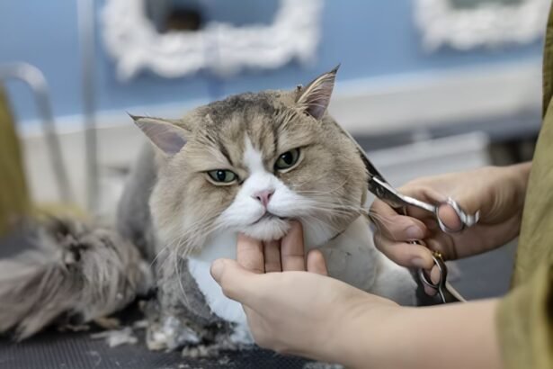 cut cats' hair