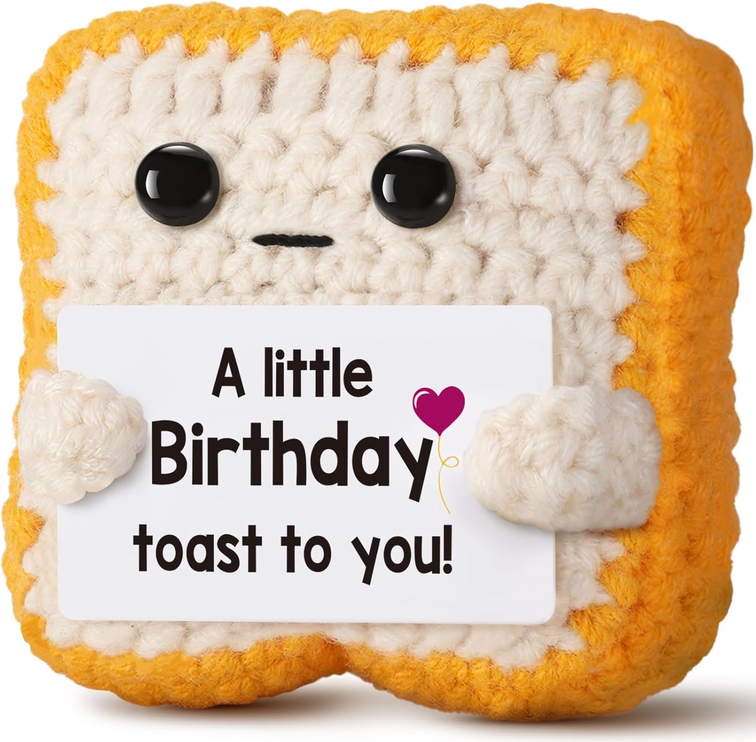 Funny crochet birthday gift