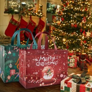 Large Holiday Tote Bags
