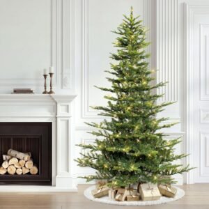 pre-lit Aspen Fir Christmas tree